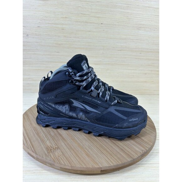 Altra Lone Peak 4 Mid RSM Black Hiking Boots Womens Size 7 - Picture 3 of 8